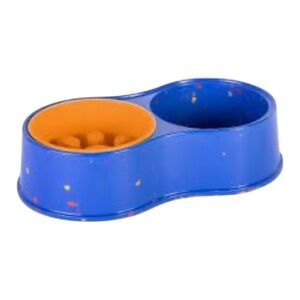 The Dodo Bamboo Double Diner Dog Food Bowl